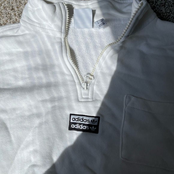 Adidas Crop Quarter Zip - Picture 2 of 3